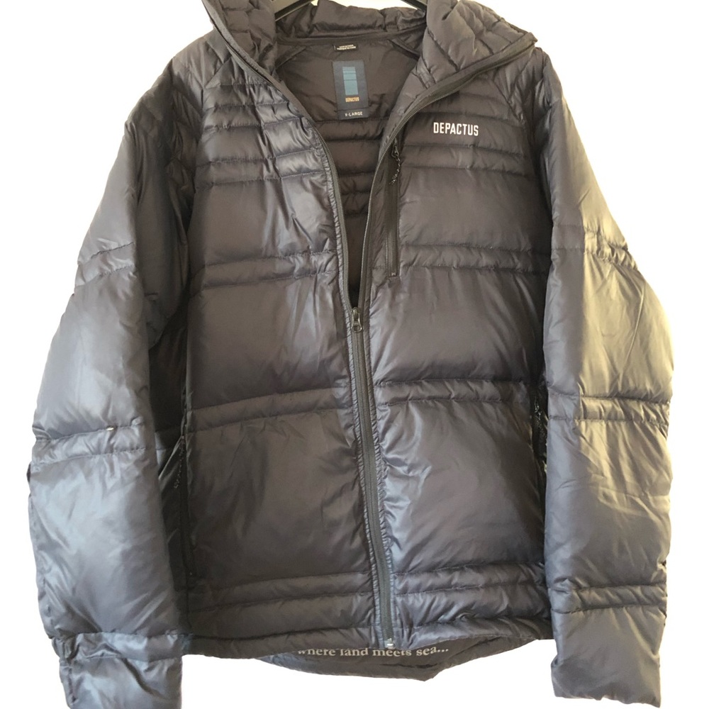 Depactus black puffer jacket #surfer #surfwear